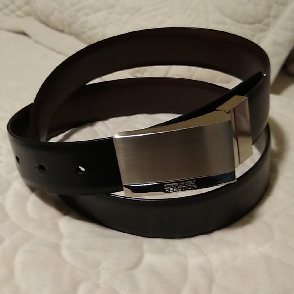 Reversible Bonded Leather Belt